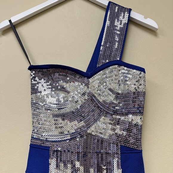 Bebe Blue Mini Dress - Picture 5 of 14